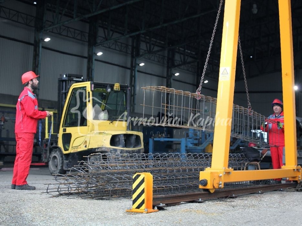 Armovňa Galanta - Výroba armokošov - Viazanie armokošov do základových pásov, prekladov, vencov, pätieka a stĺpov