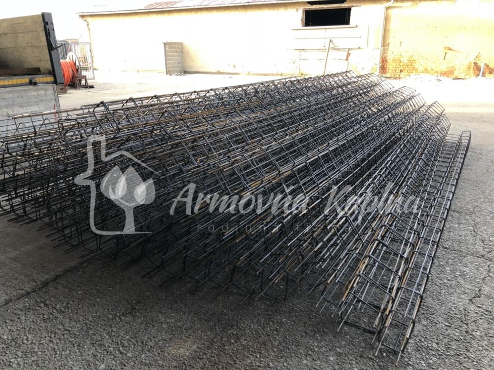 Armovňa Galanta - Výroba armokošov - Viazanie armokošov do základových pásov, prekladov, vencov, pätieka a stĺpov