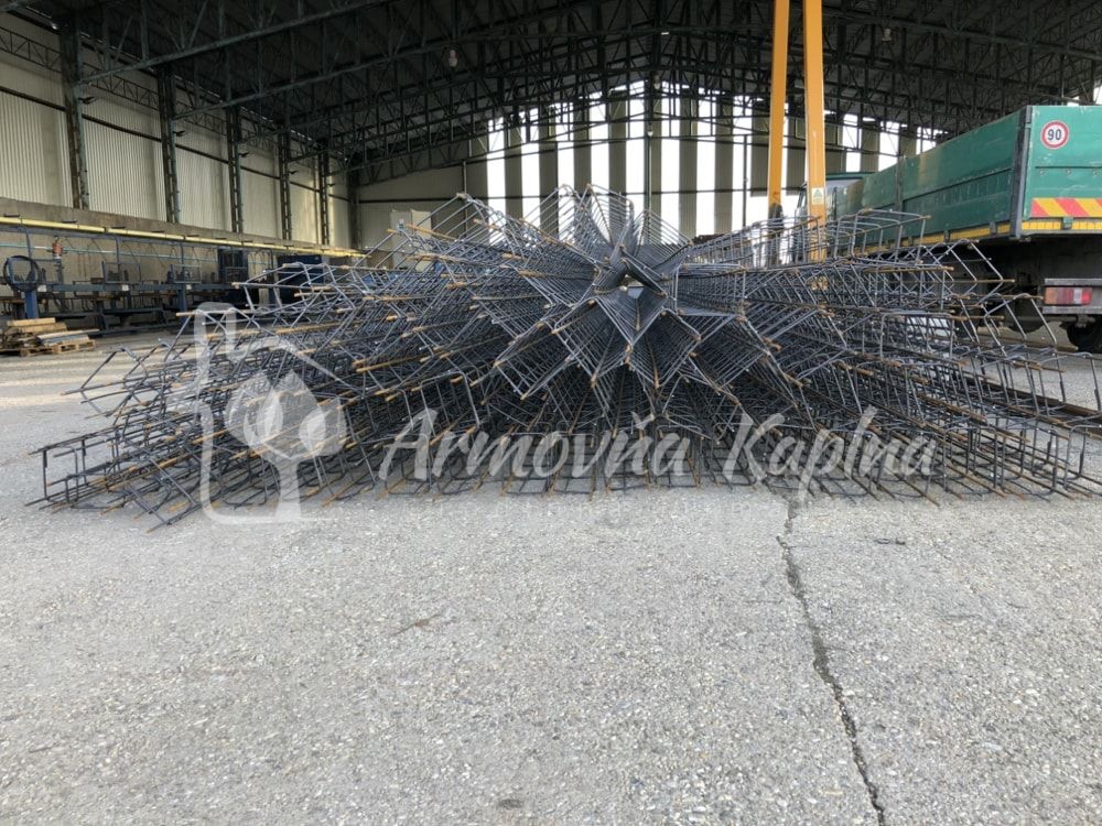 Armovňa Galanta - Výroba armokošov - Viazanie armokošov do základových pásov, prekladov, vencov, pätieka a stĺpov