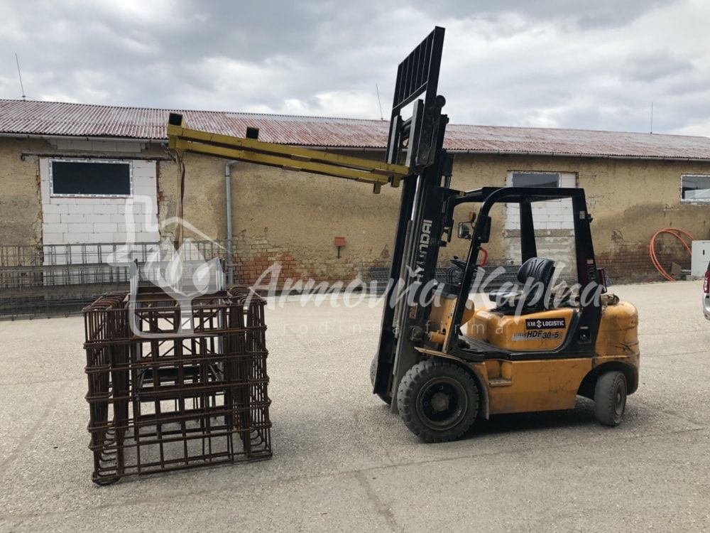 Armovňa Galanta - Výroba armokošov - Viazanie armokošov do základových pásov, prekladov, vencov, pätieka a stĺpov