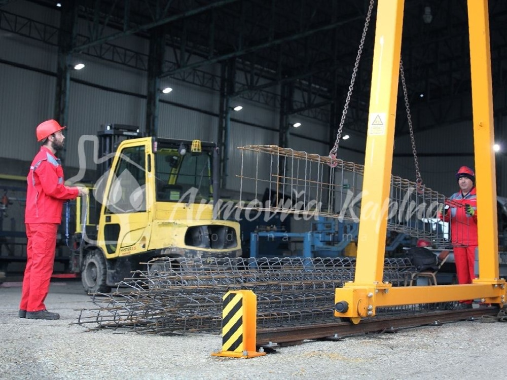 Armovňa Galanta - Výroba armokošov - Viazanie armokošov do základových pásov, prekladov, vencov, pätieka a stĺpov